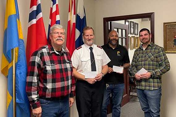 Bryan Nelson , Major John Merchant, Billy 
           Witherspoon and Schawn Whitmer